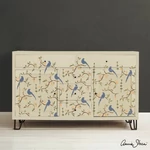 AS - Chinoiserie Birds stencil