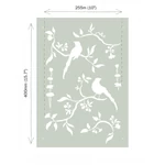 AS - Chinoiserie Birds stencil