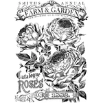 IOD - CATALOGUE OF ROSES 61x83cm festhető bútortranszfer