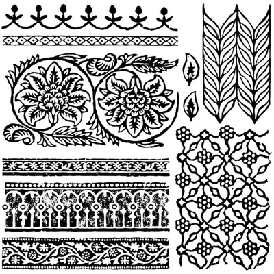 BOHEMIA 30,5x30,5 CM - dekor pecsét