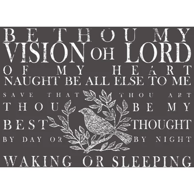 IOD - BE THOU MY VISION 30.5x152.5cm bútortranszfer